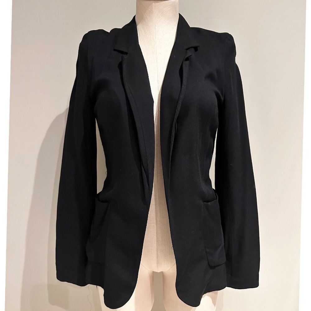 Aritzia Talula Womens Black Blazer Jacket Size 4 Work Wear